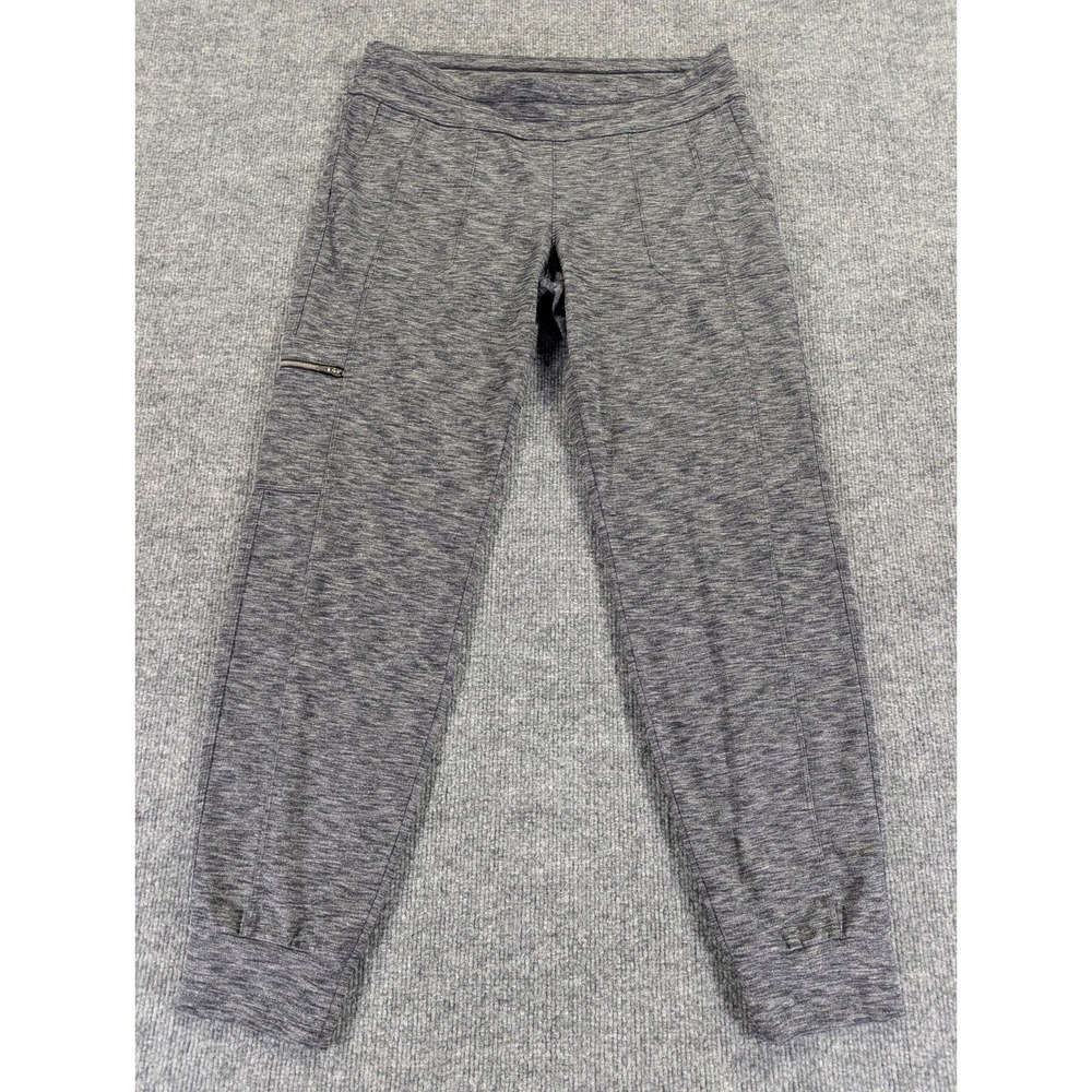 Athleta Metro Jogger Pants Women's Size Medium Charcoal Heather Pockets